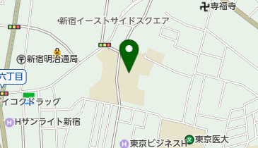 新宿区立新宿中学校の地図画像