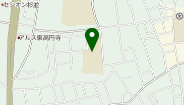 杉並区立高南中学校の地図画像