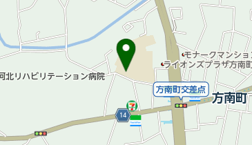 杉並区立泉南中学校の地図画像