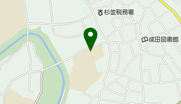 杉並区立東田中学校の地図画像