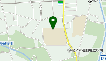 杉並区立松ノ木中学校の地図画像