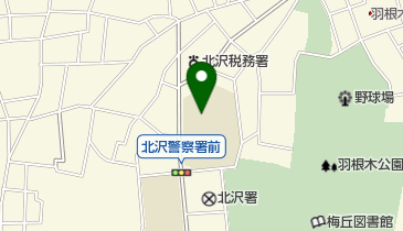 世田谷区立梅丘中学校の地図画像