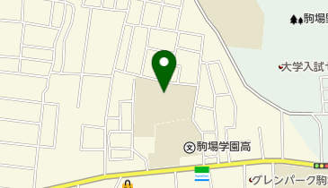 世田谷区立富士中学校の地図画像