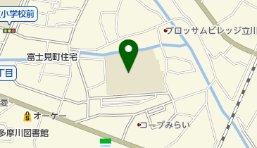 立川市立立川第八中学校の地図画像