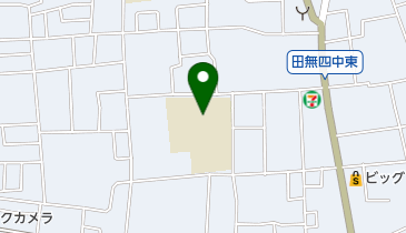 西東京市立田無第四中学校の地図画像