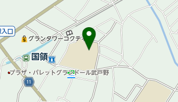 調布市立第六中学校の地図画像