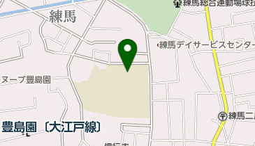 練馬区立開進第二中学校の地図画像