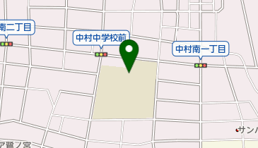 練馬区立中村中学校の地図画像