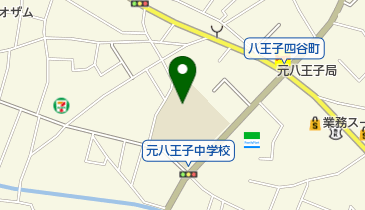 八王子市立元八王子中学校の地図画像