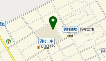 羽村市立羽村第二中学校の地図画像