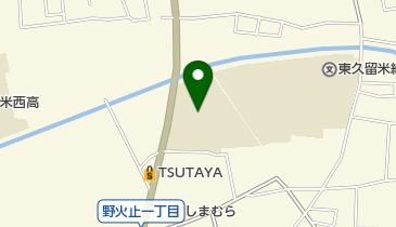 東久留米市立久留米中学校の地図画像