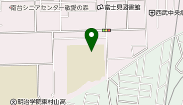 東村山市立東村山第一中学校の地図画像