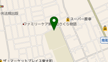 東大和市立第二中学校の地図画像