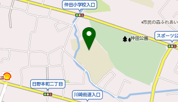 日野市立日野第一中学校の地図画像