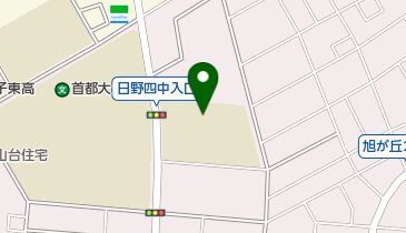 日野市立日野第四中学校の地図画像