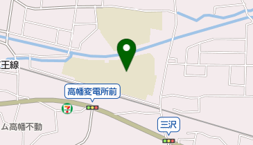 日野市立三沢中学校の地図画像