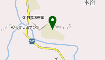 檜原村立檜原中学校の地図画像