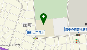府中市立浅間中学校の地図画像