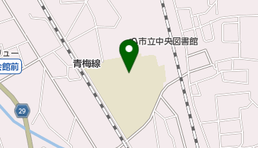 福生市立福生第一中学校の地図画像