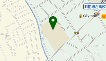 町田市立木曽中学校の地図画像