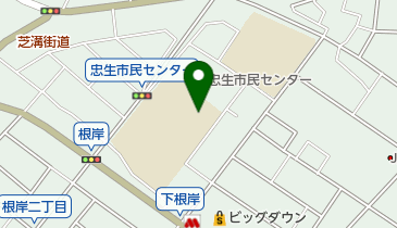 町田市立忠生中学校の地図画像