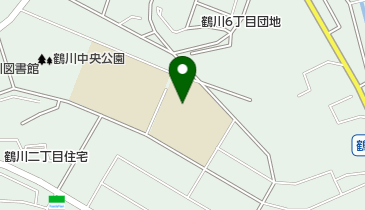町田市立鶴川第二中学校の地図画像