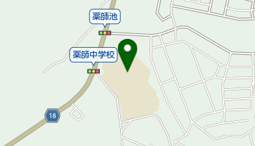 町田市立薬師中学校の地図画像