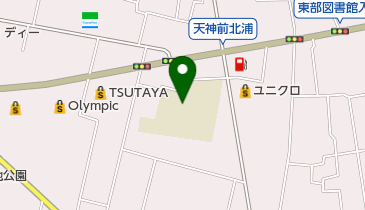 三鷹市立第六中学校の地図画像