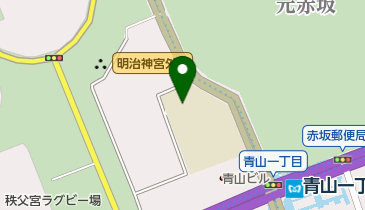 港区立青山中学校の地図画像
