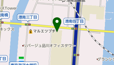 港区立港南中学校の地図画像