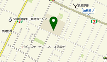 武蔵野市立第一中学校の地図画像