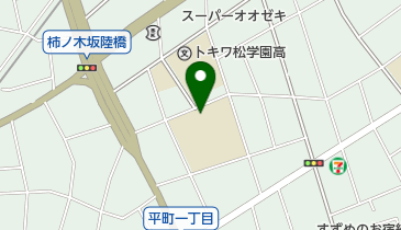 目黒区立目黒西中学校の地図画像