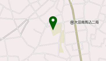 大田区立馬込東中学校の地図画像
