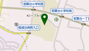 稲城市立稲城第六中学校の地図画像