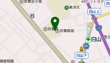 私立京華中学校の地図画像