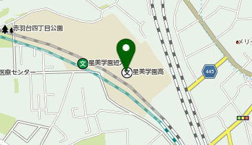 私立サレジアン国際学園中学校の地図画像