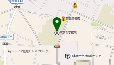 私立東京女学館中学校の地図画像