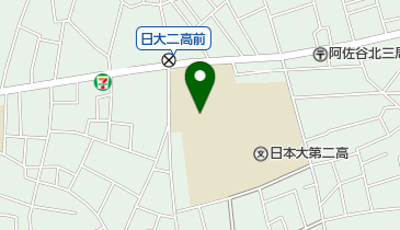 私立日本大学第二中学校の地図画像