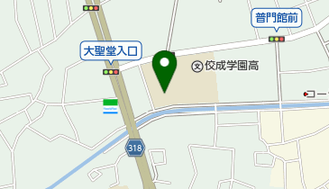 私立佼成学園中学校の地図画像
