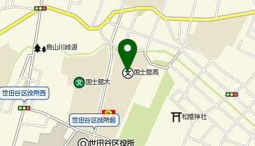 私立国士舘中学校の地図画像