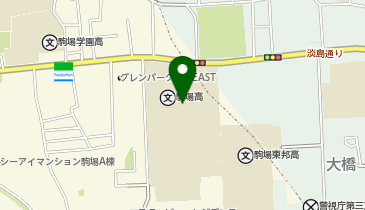 国立筑波大学附属駒場中学校の地図画像