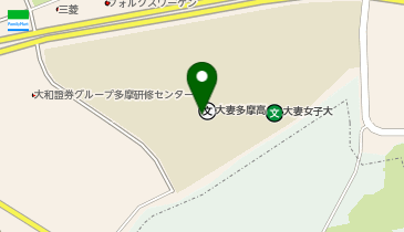 私立大妻多摩中学校の地図画像