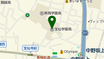 私立宝仙学園中学校の地図画像
