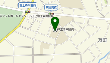 私立八王子実践中学校の地図画像