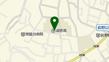 私立淑徳中学校の地図画像