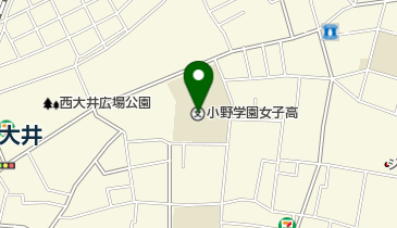 私立品川翔英中学校の地図画像