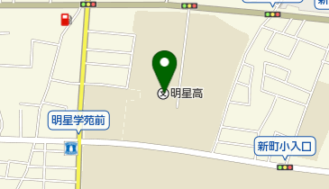 私立明星中学校の地図画像