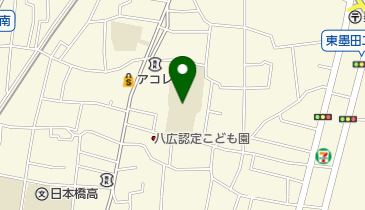 墨田区立吾嬬第二中学校の地図画像