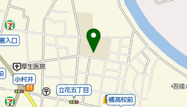 墨田区立吾嬬立花中学校の地図画像