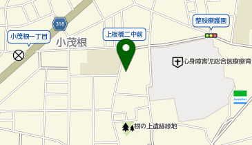 板橋区立上板橋第一中学校の地図画像